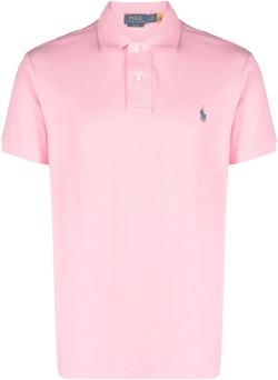 embroidered-logo cotton polo shirt