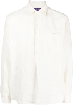 button-up linen shirt
