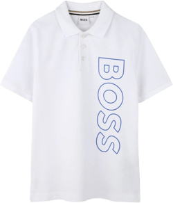 logo-print polo shirt