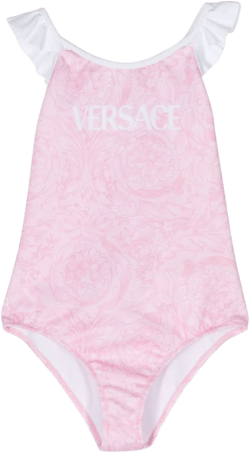 Barocco ruffle-detailed swimsuit