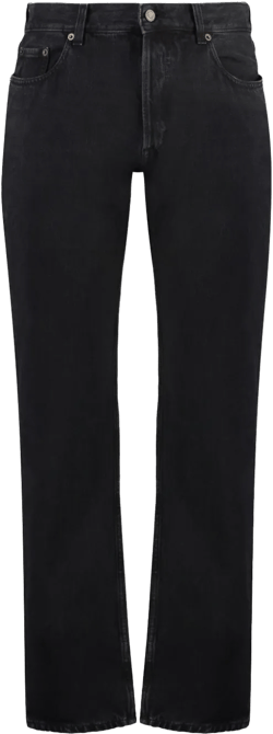 straight-leg jeans