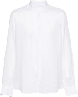 long-sleeve linen shirt