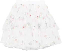 floral-print skirt