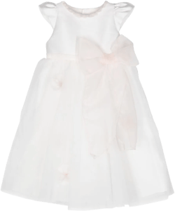 oversize-bow-detail dress