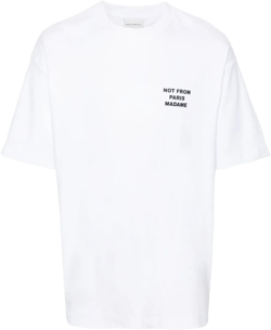 slogan-print cotton T-shirt