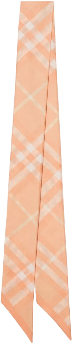 Vintage Check silk scarf