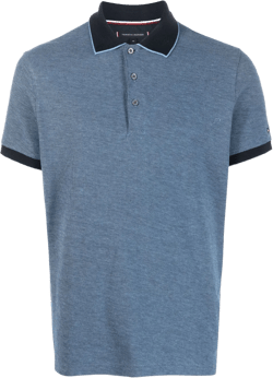 logo-patch cotton polo shirt