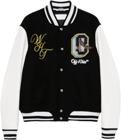 Crystal-embellished Bomber Jacket In Black