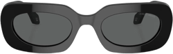 logo-print square-frame sunglasses