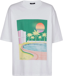 graphic-print cotton T-shirt