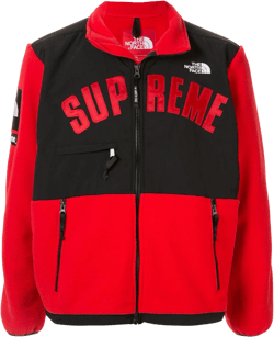 x The North Face Arc Logo Denali fleece jacket