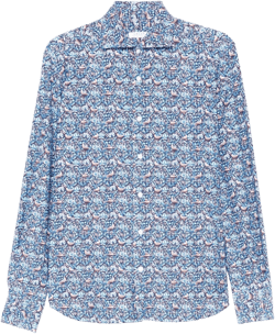 graphic-print shirt