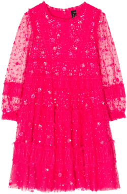 Violet Shimmer sequin-embellished dress