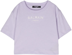 logo-embroidered cotton T-shirt