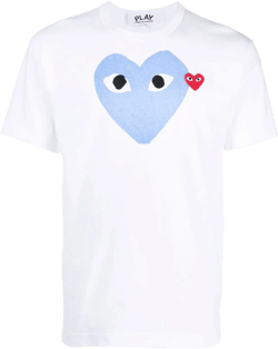 heart print T-shirt
