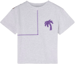 Animalier logo-print cotton T-shirt