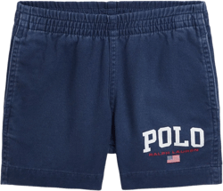 logo-print cotton shorts