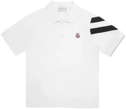 logo-patch polo shirt