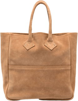 suede tote bag