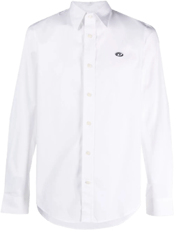 S-Benny-A logo-appliqué shirt