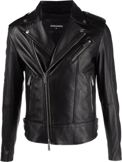 leather biker jacket