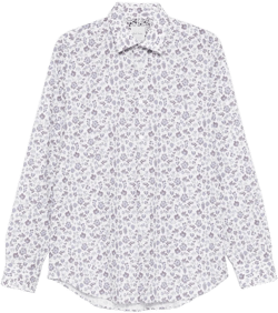 floral-print shirt