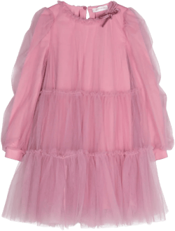tiered tulle minidress