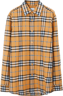 Vintage-Check cotton shirt 