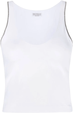 crystal-embellished tank top