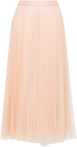 logo-plaque midi skirt