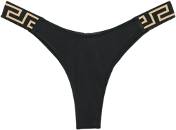 Greca-detailing bikini bottoms