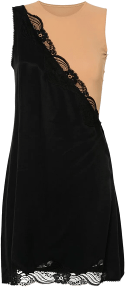 lace-trim dress
