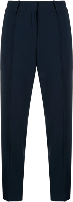 cropped crepe trousers