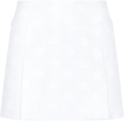 DG logo-jacquard miniskirt