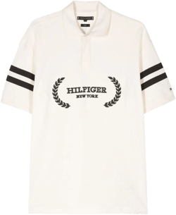 Monotype Stripe cotton polo shirt