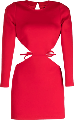 cut-out mini dress