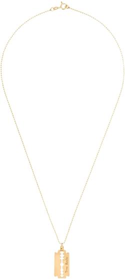 razor pendant necklace