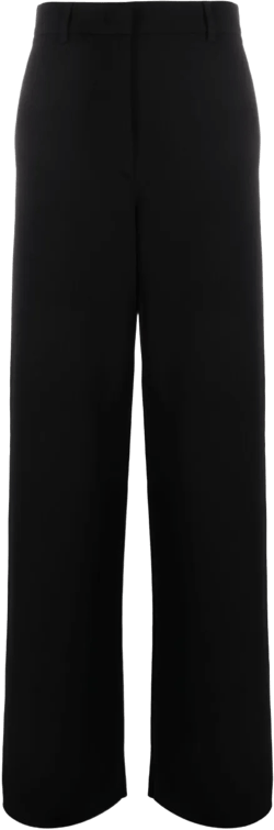 wide-leg tailored trousers
