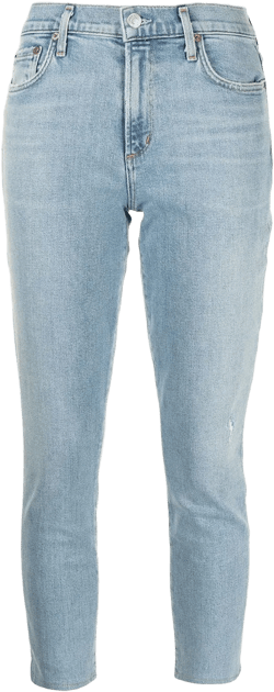 distressed-effect skinny-fit jeans