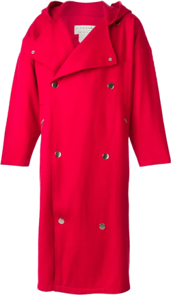 hooded oversized coat
