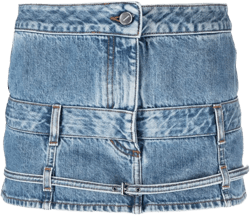 La Mini De Nimes Criollo denim miniskirt
