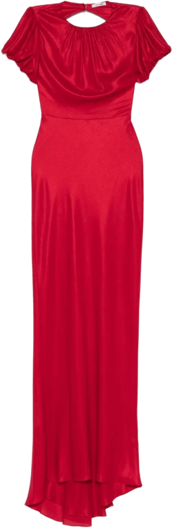 open-back maxi dress