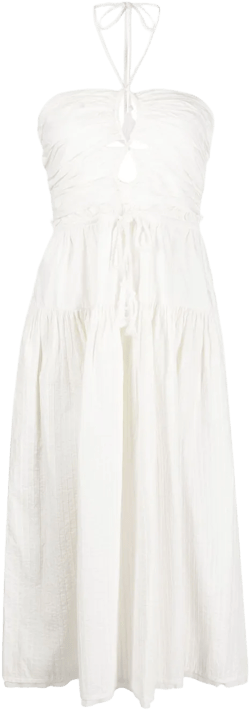 Ella halterneck midi dress