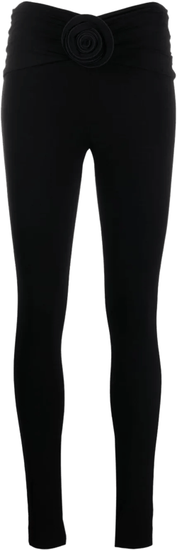 floral-detail leggings
