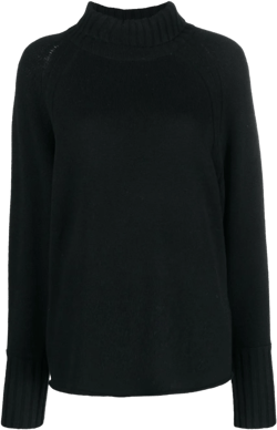 roll-neck wool-cashmere jumper