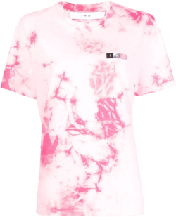 tie-dye logo patch T-shirt