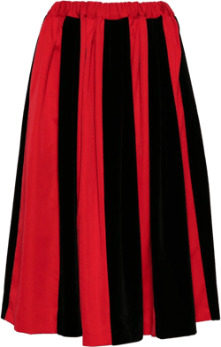 bicolor skirt