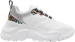 monogram panelled chunky sneakers
