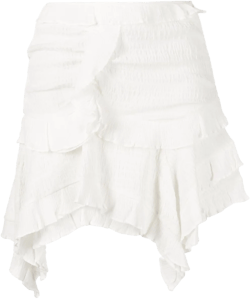 Geneva asymmetric skirt