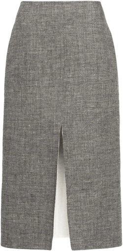 mélange pencil skirt